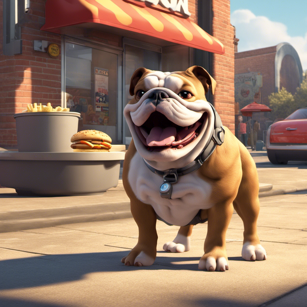My name is Clovis. I am a male English Bulldog. My visual description is Brindle.