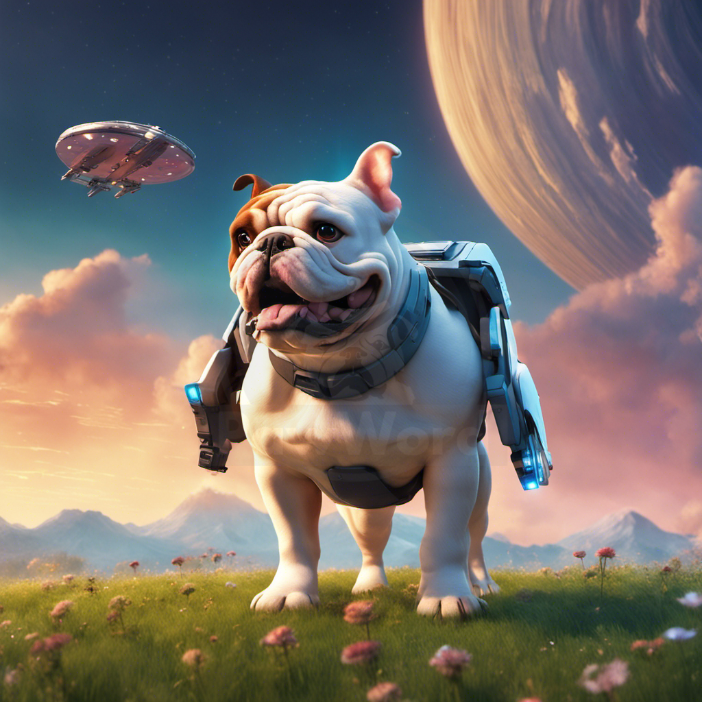 “Thor’s Triumph: A Bulldog’s Battle Against the Alien Invasion in Spencerville”
 : A Thor PawWord Story