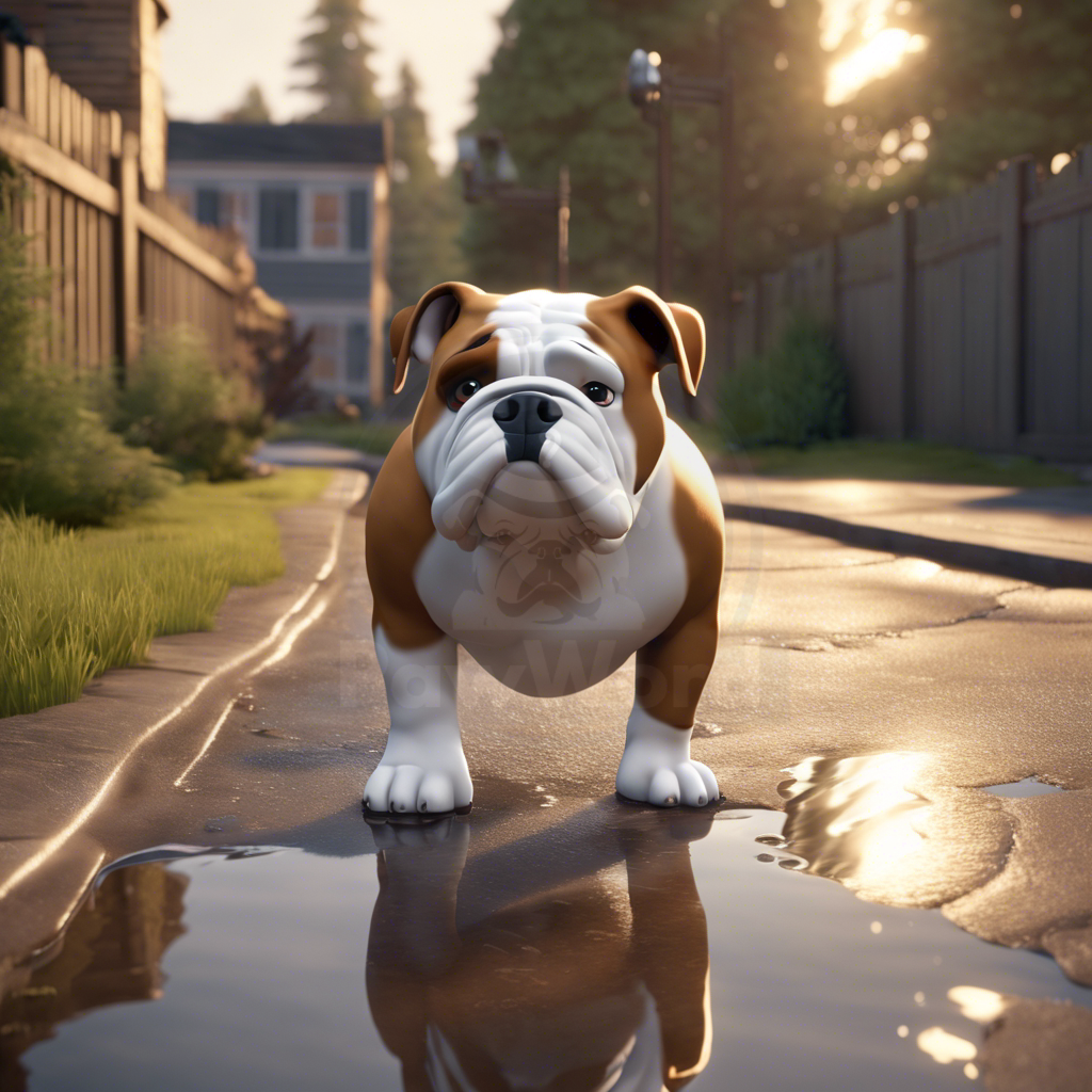 Puddle Prowess: The Epic Quest of Bentley the Bulldog: A Bentley PawWord Story