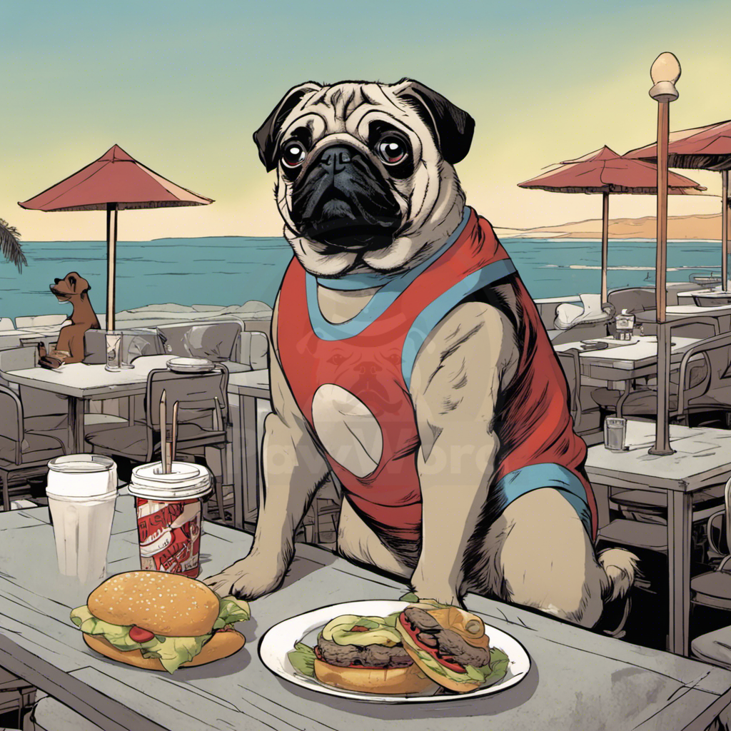 “The Pug and the Missing Burgers: A Spencerville Tale of Heroism”
 : A Chloe PawWord Story