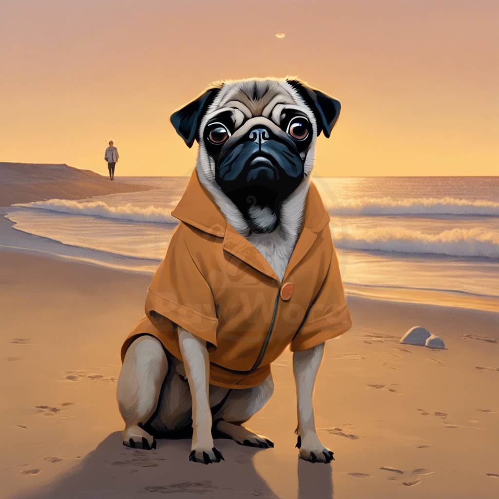 The Canine Caper of Spencerville: A Pug’s Pursuit for a Vanishing Sock: A Chloe PawWord Story