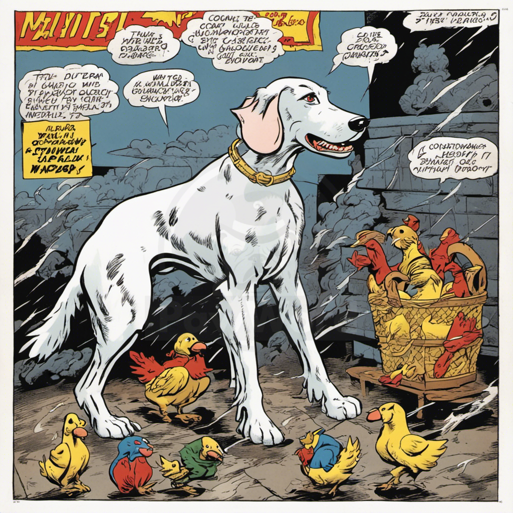 A Wag-Tastic Showdown: Daisy and the Rubber Chicken Brigade Defying the Thunderstorm in Pawsburgh: A Daisy PawWord Story