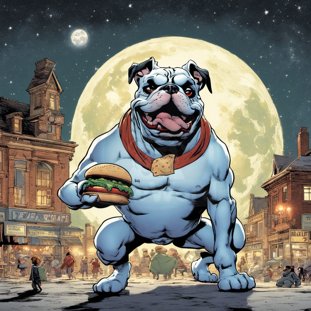 Pawsburg Chronicles: The Cosmic Burger and the Time-Warping Bulldogs: A Sapo PawWord Story