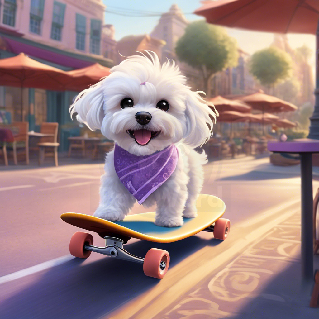 Pawsburg Tales: The Charismatic Maltipoo and the Skateboarder Showdown: A Lily PawWord Story