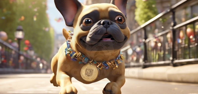 Zed: The French Bulldog Who Leapt to Victory in Pawsburg’s Great Doglympics: A zed PawWord Story