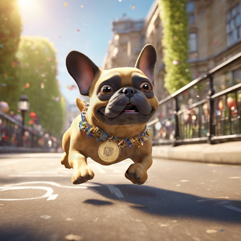 Zed: The French Bulldog Who Leapt to Victory in Pawsburg’s Great Doglympics: A zed PawWord Story