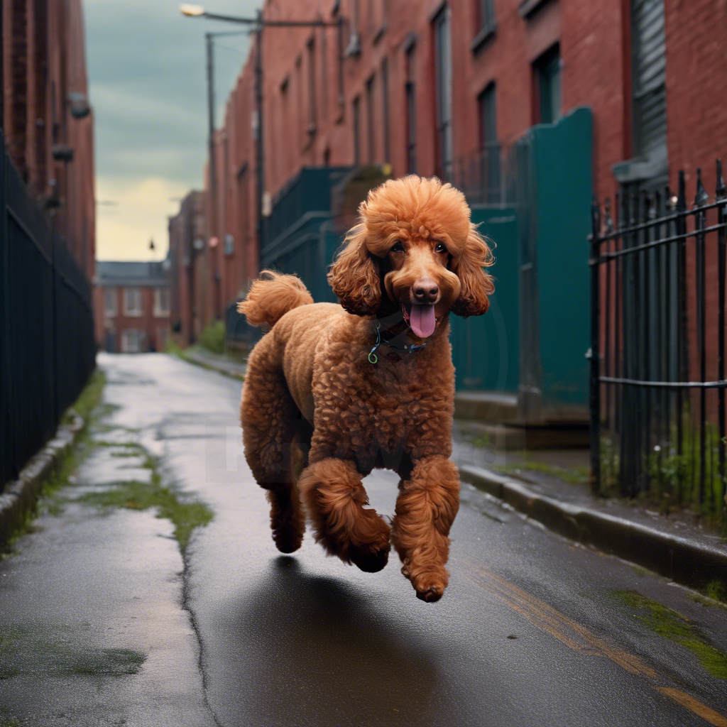 The Poodle with a Fiery Fur: A Tale of Tempests, Triumphs, and Tennis Balls in Pawsburg: A Blaze PawWord Story