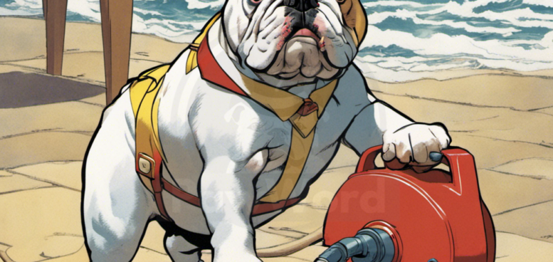 Quincy the Bulldog: A Beach Day Adventure Like No Other: A Quincy PawWord Story