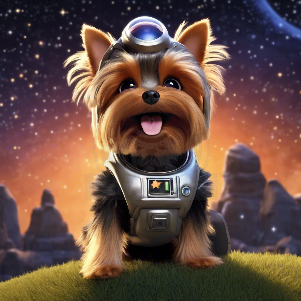 Sparky of Pawsburg: Yorkie by Day, Starship Captain by Night: A Sparkyy PawWord Story