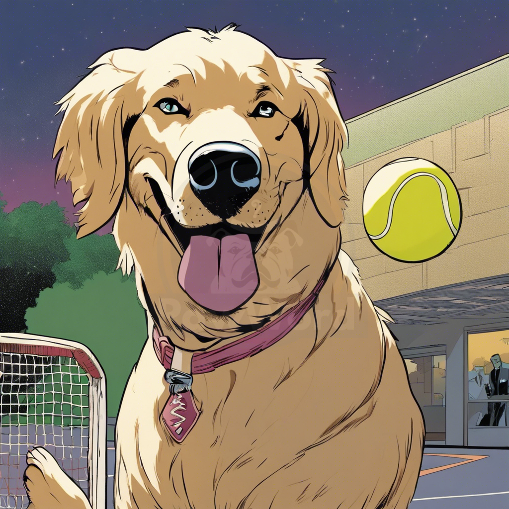 Golden Retriever’s Quest: The Great Tennis Ball Heist of Pawsburgh: A Barclay PawWord Story