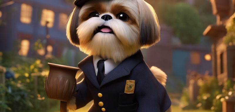 Sergeant Shih Tzu and the Case of the Stolen Chicken: A Pawsburgh Tale!: A Milo PawWord Story