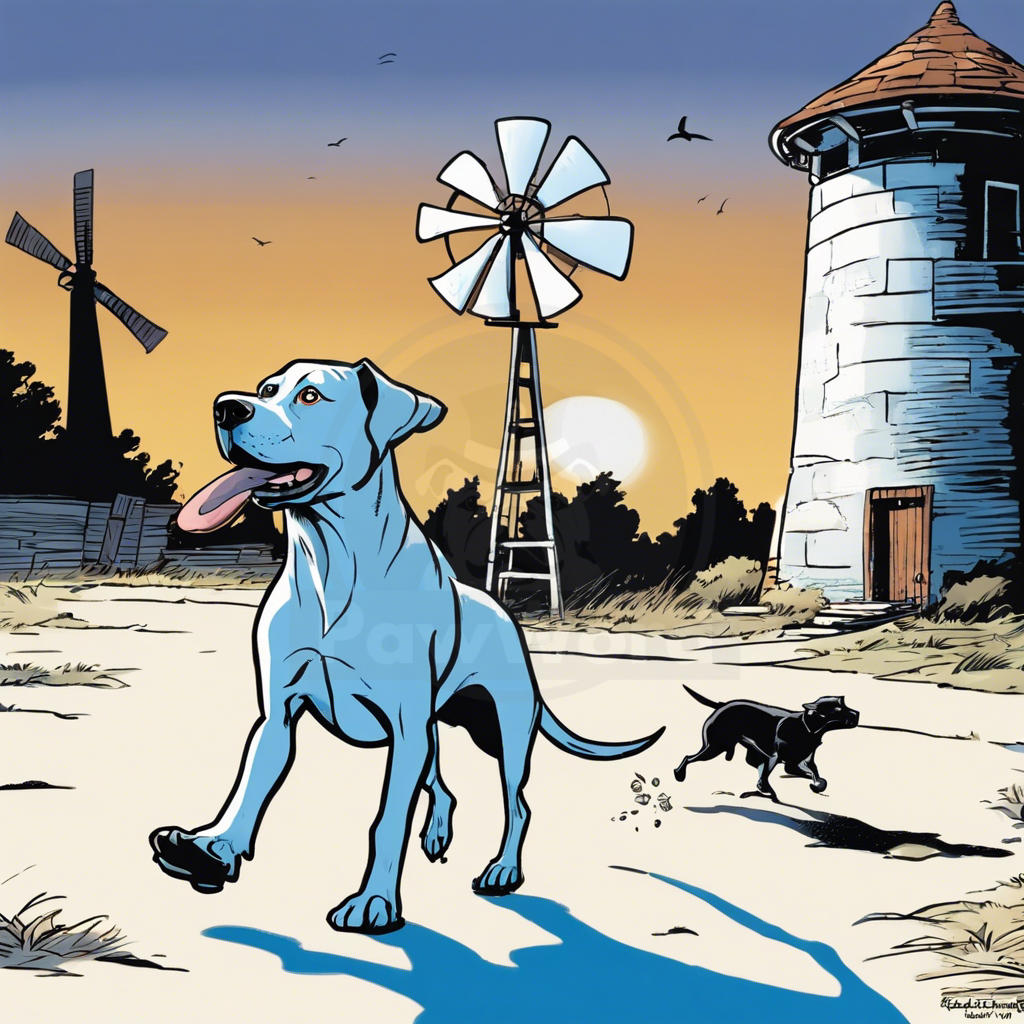 The Frisbee Fury: Mookie Blue Eyes’ Canine Crusade: A mookie Blue Eyes PawWord Story