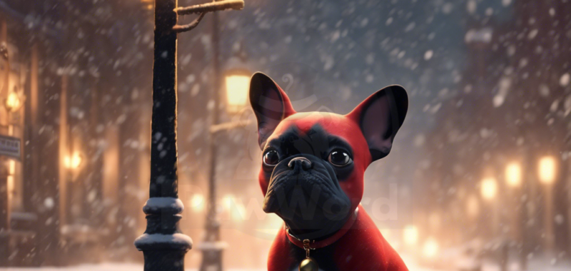 The Magical Mistletoe and the French Bulldog’s Reflection: A Minnie PawWord Story