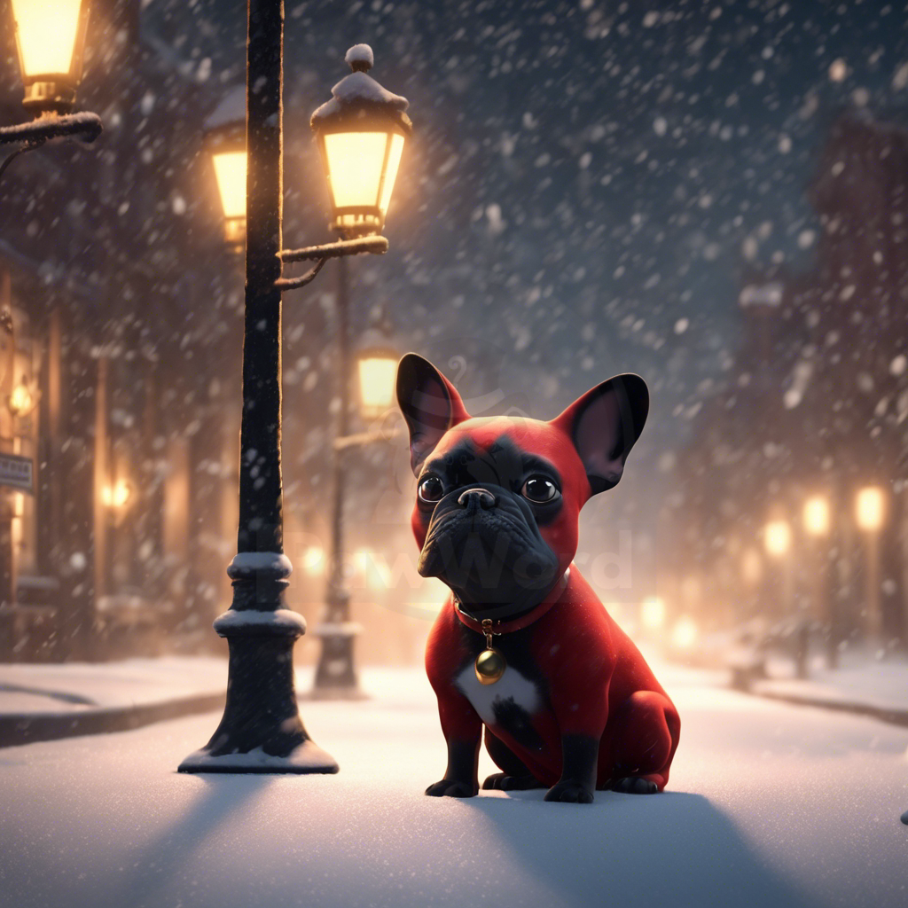 The Magical Mistletoe and the French Bulldog’s Reflection: A Minnie PawWord Story