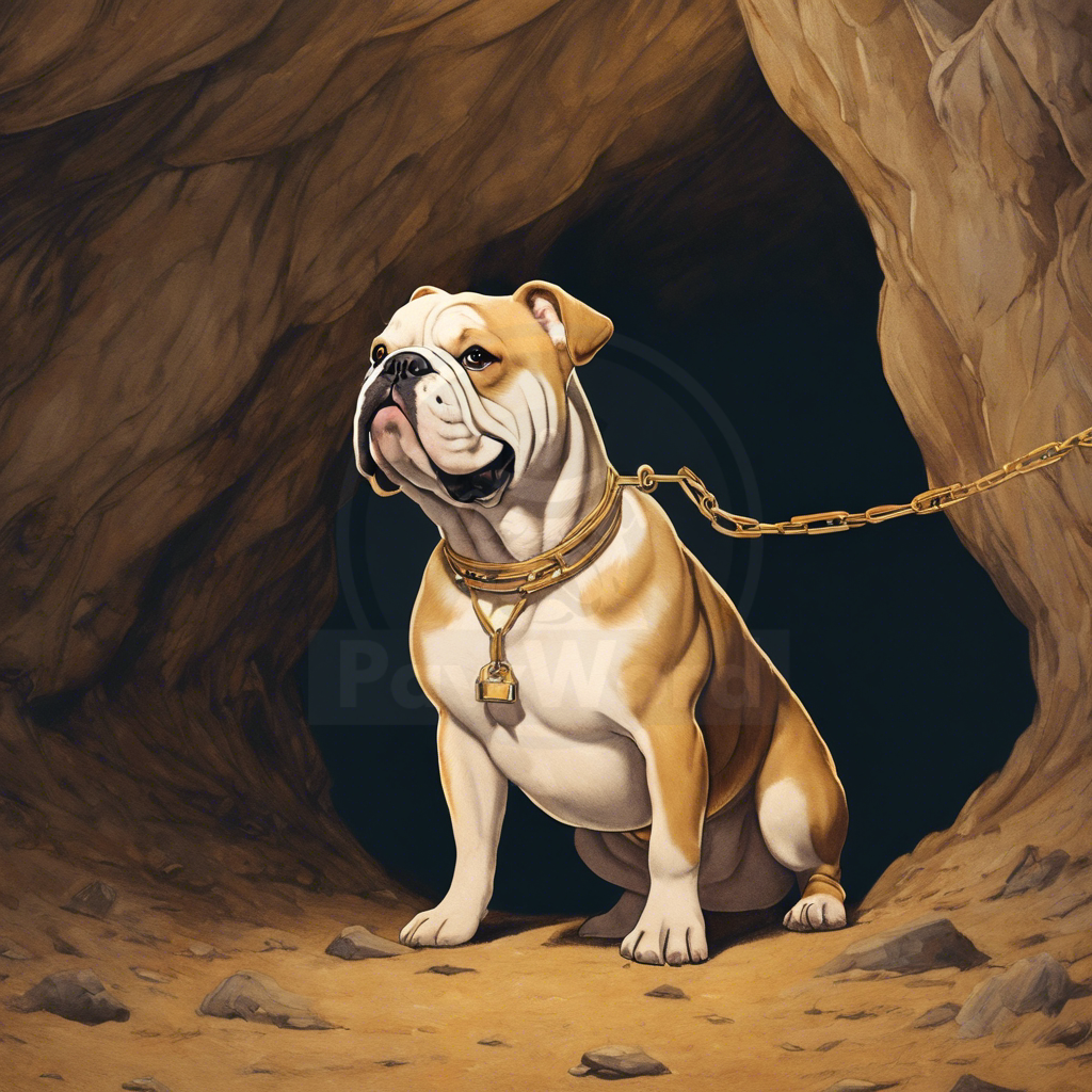 The Golden Leash of Bravery: A Tail of Pawsburg’s Peculiar Bulldog: A Wally Bear PawWord Story