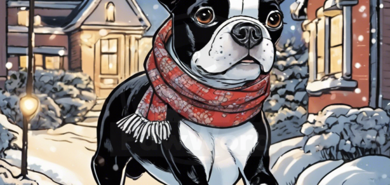 The Boston Terrier’s Christmas Quest: Navigating the Storm of the Century: A Otis PawWord Story