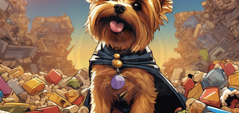 The Golden Yorkie Caper: A Tail-Wagging Yuletide Adventure: A Harley PawWord Story