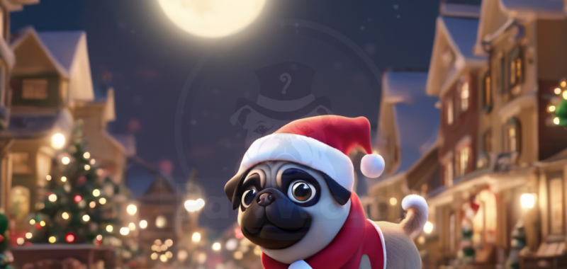 Santa Paws: A Pug’s Tale of Canine Christmas Cheer: A Keisha PawWord Story