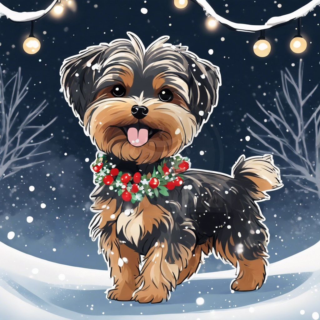 The Festive Follies of Pawsburgh: A Yorkiepoo’s Christmas Caper: A Binx PawWord Story