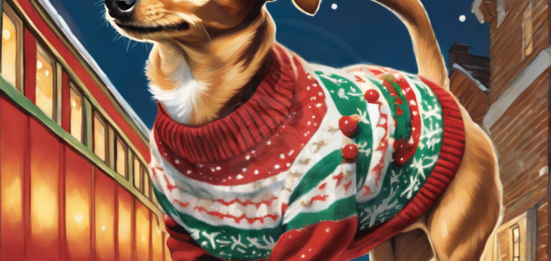 Holiday Hijinks Aboard the Polar Pooch Express: The Daring Adventures of Georgie the Chiweenie: A Georgie PawWord Story