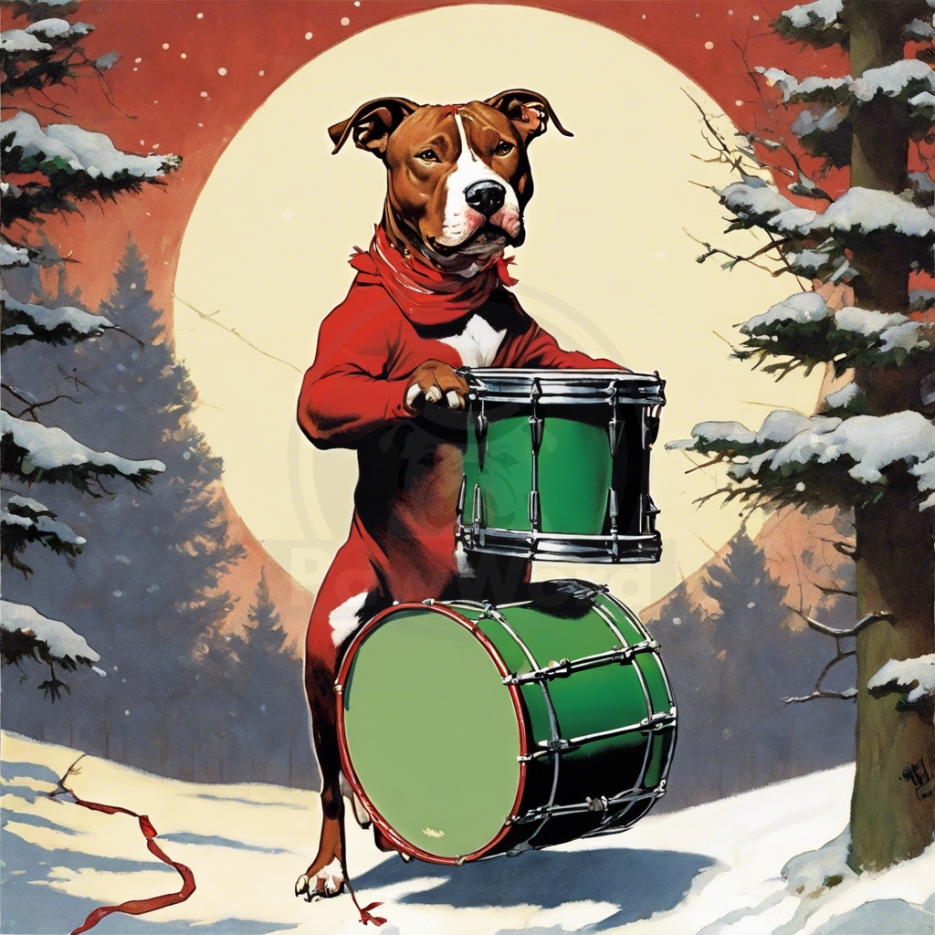 Pawsburgh’s Little Drummer Pup: Tapping Up Holiday Cheer, One Beat at a Time: A Ace PawWord Story