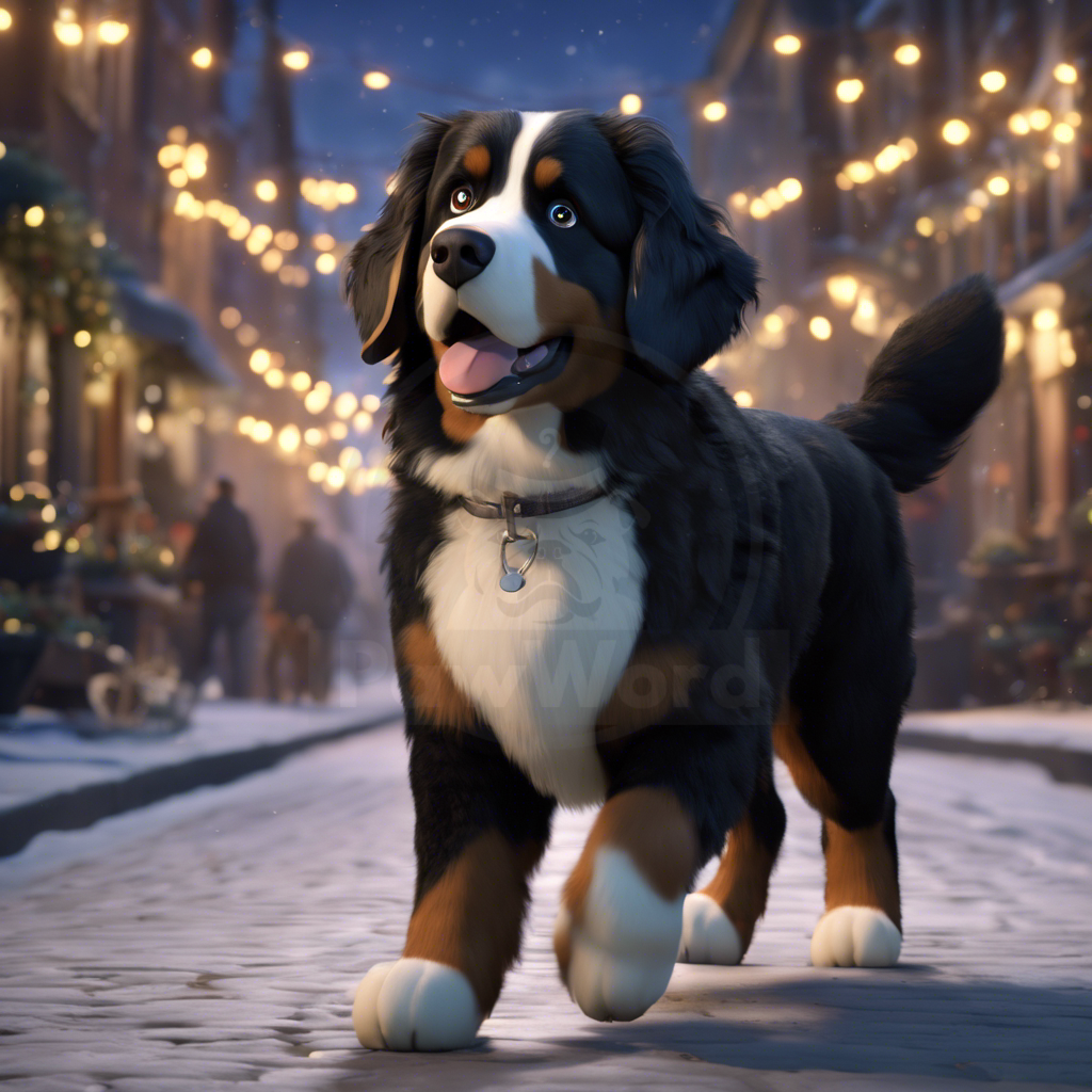 Frank the Black Bernese: A Tail of Pawsburg’s Christmas Cadence: A Frank PawWord Story