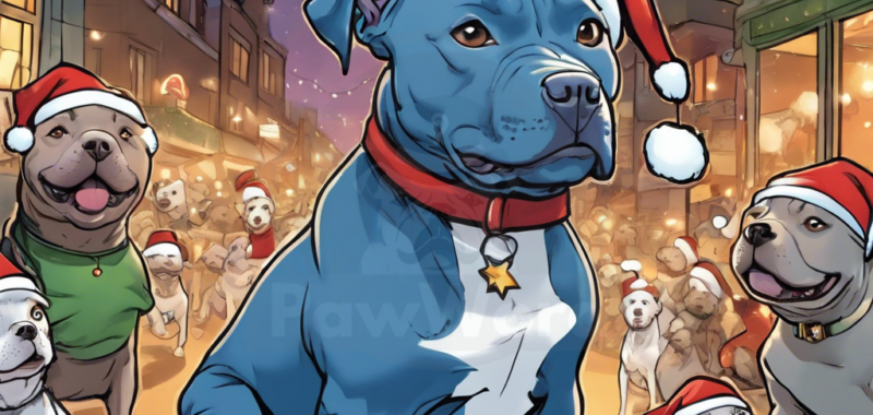 The Blue Christmas Shepherd: A Pawsburgh Tale of Twists and Tails: A Bullet PawWord Story