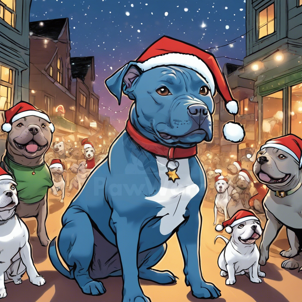 The Blue Christmas Shepherd: A Pawsburgh Tale of Twists and Tails: A Bullet PawWord Story