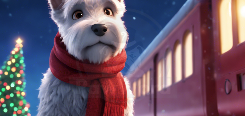 Barking through Blizzard: The Adventures of Rocky on the Polar Pooch Express: A Rocky PawWord Story