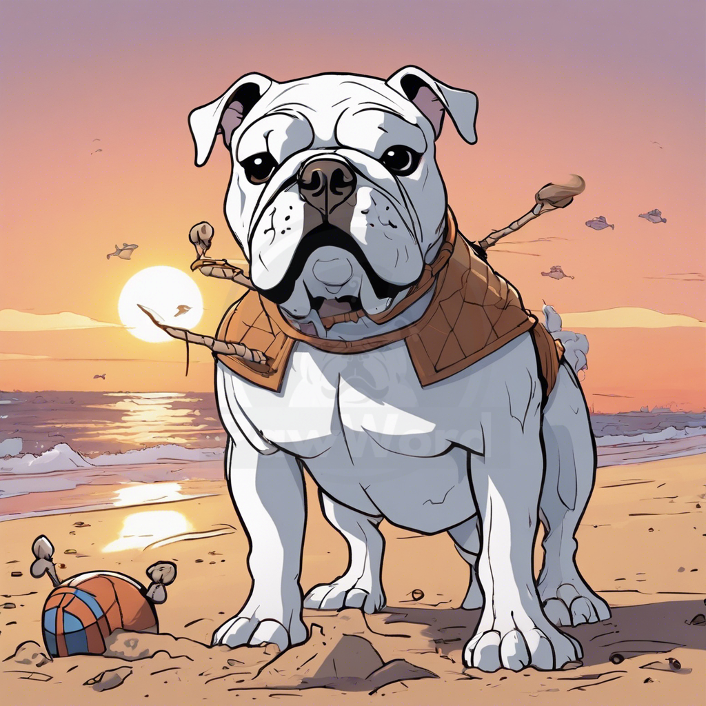 The Bulldog’s Breath-taking Sandcastle Showdown: Flipping Fairy Tales with Furry Finesse: A Mabel Louise PawWord Story