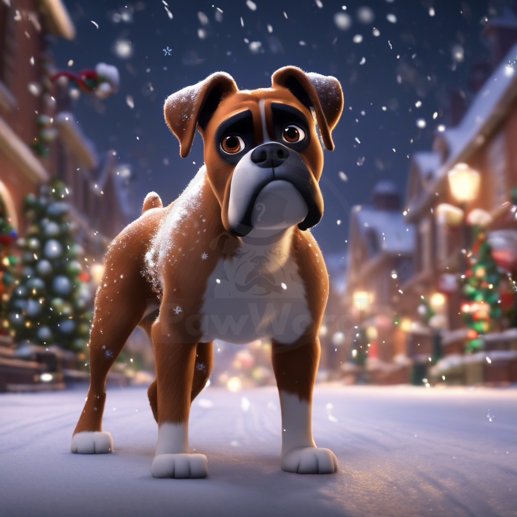 Daisy the Boxer: A Christmas Shepherd’s Tale in Spencerville: A Daisy PawWord Story