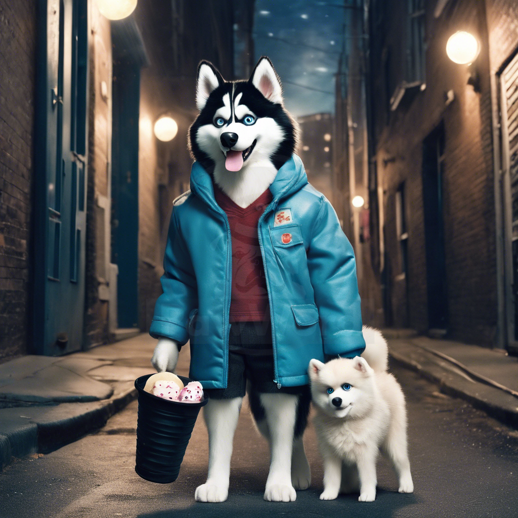 Poof the Siberian Husky: The Ice Cream Caper of Pawsburgh: A Poof PawWord Story