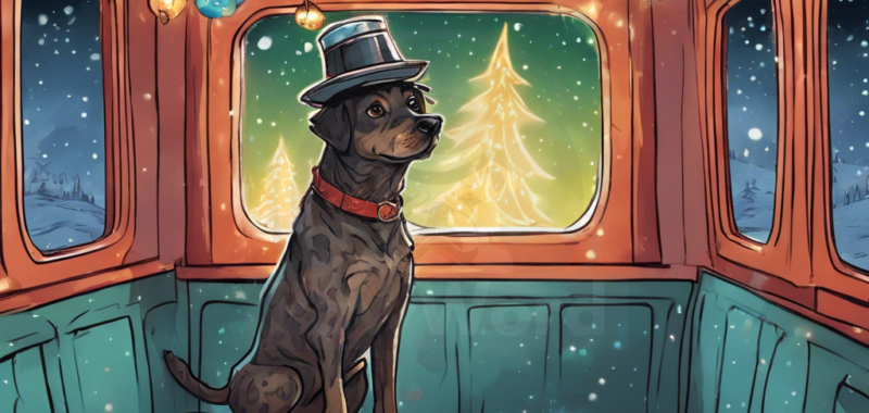 Paws in the Snow: The Whiskering Adventure of Beauty on the Polar Pooch Express: A BEAUTY PawWord Story