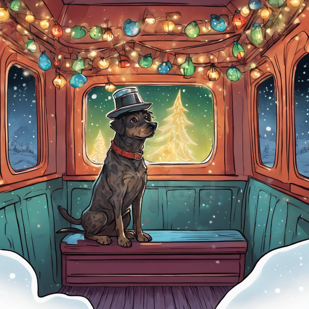 Paws in the Snow: The Whiskering Adventure of Beauty on the Polar Pooch Express: A BEAUTY PawWord Story