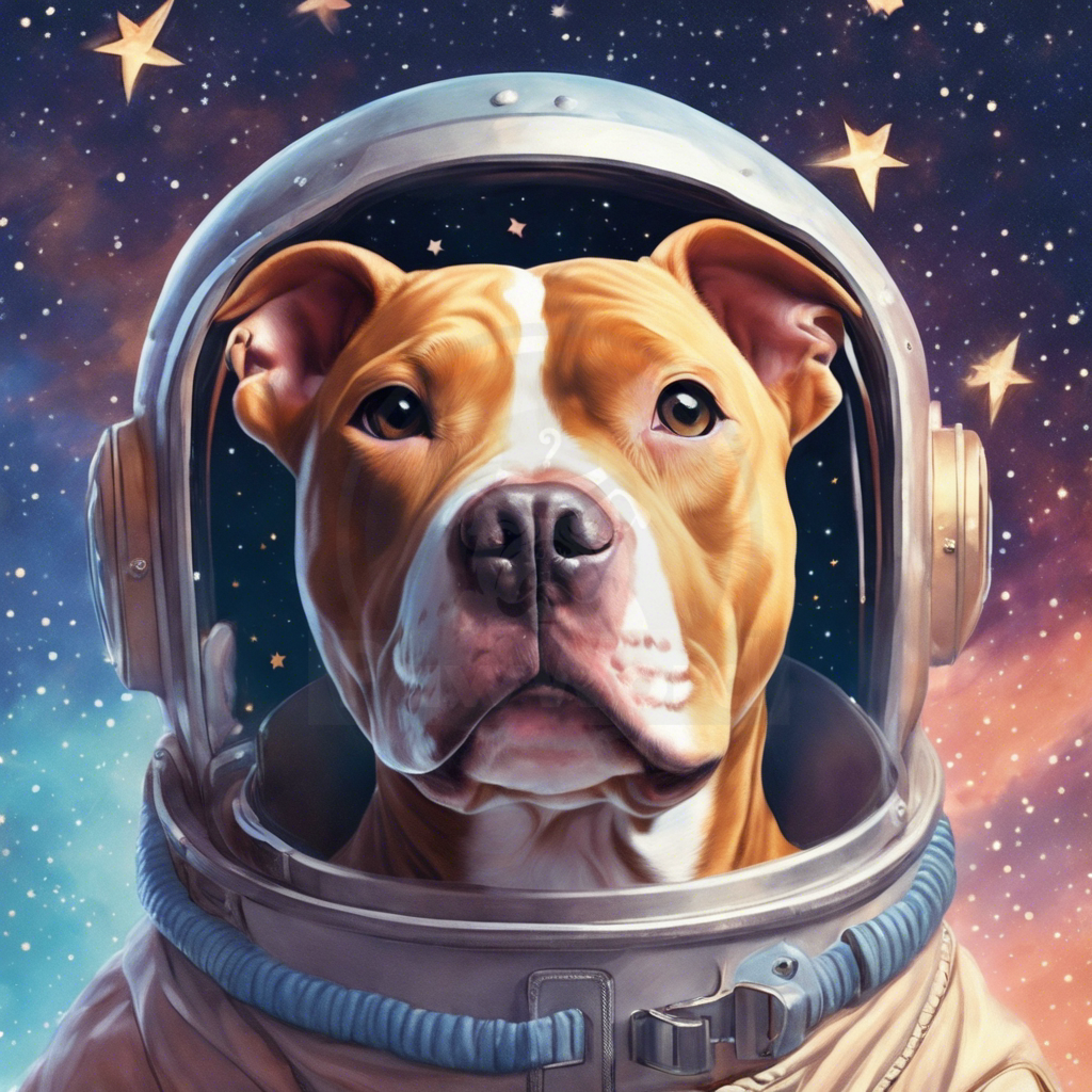 Pit Bull Adventures: Warp Bark Speed and Cosmic Canine Capers: A champagne PawWord Story