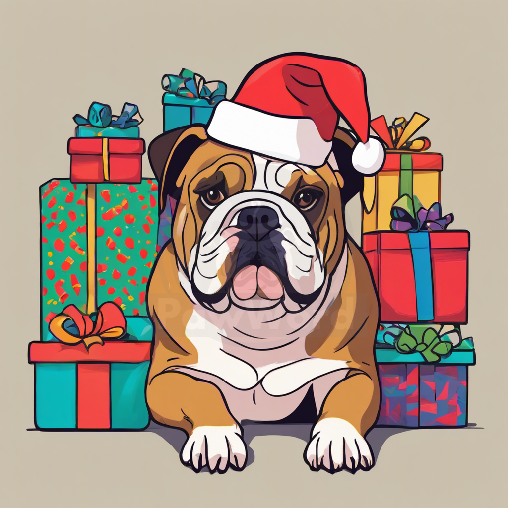 Tails, Treats, and Tinsel: A Bulldog’s Bark-tastic Holiday Adventure in Spencerville: A Brutus Bulldog PawWord Story