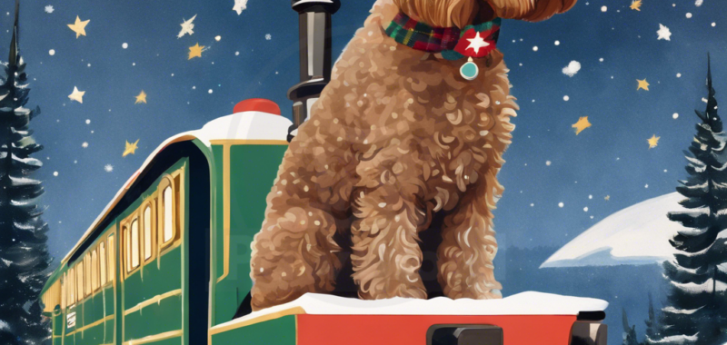 Lucy’s Canine Christmas Extravaganza: A Golden-Coated Journey on the Polar Pooch Express: A Lucy PawWord Story