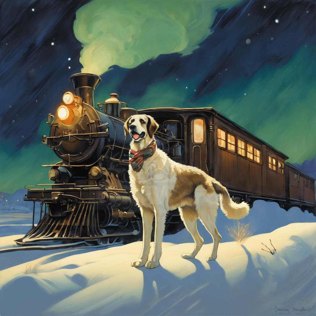 The Polar Pooch Express: A Tail-Wagging Adventure to the North Pole!: A Duke PawWord Story