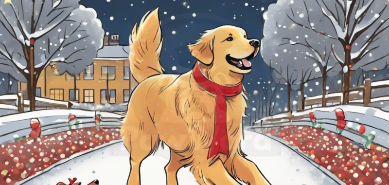 Pawsitively Golden: A Canine Christmas Carol: A Caleb PawWord Story