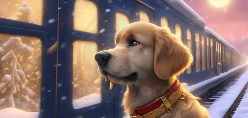 Unleashed on the Polar Pooch Express: A Dog’s Yuletide Tale: A Buddy PawWord Story