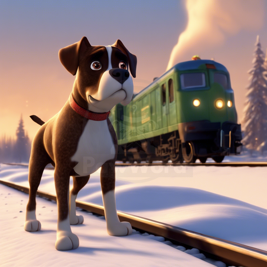 Winter’s Whistle: A Legendary Journey on the Polar Pooch Express: A Queeny PawWord Story