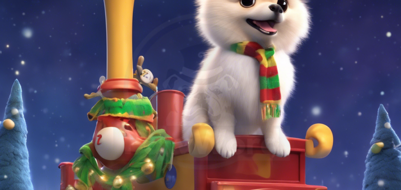 All Aboard the Polar Pooch Express: A Canine’s Christmas Adventure!: A Haze PawWord Story