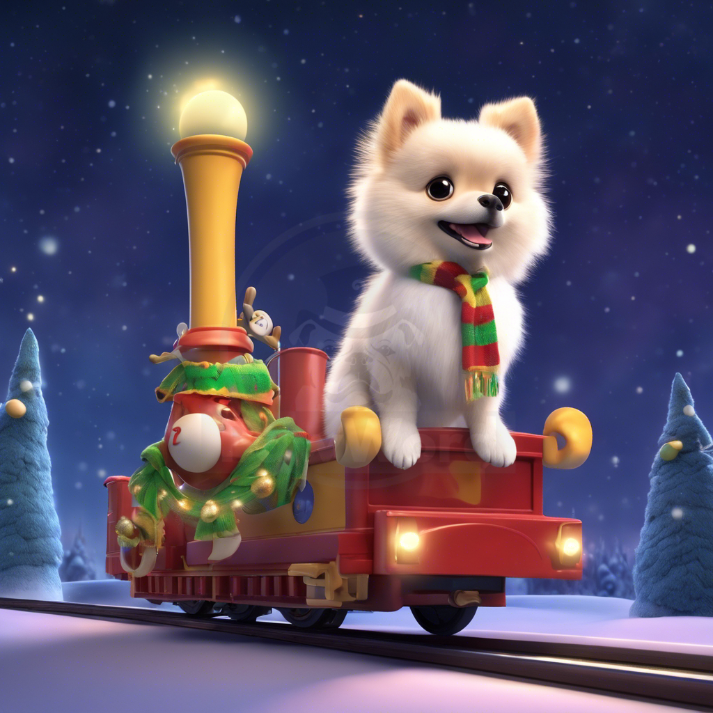 All Aboard the Polar Pooch Express: A Canine’s Christmas Adventure!: A Haze PawWord Story