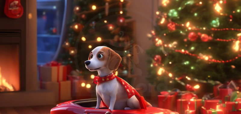 Pawsitively Glowing: A Tail of Holiday Decor and Canine Charm: A Baby Girl PawWord Story