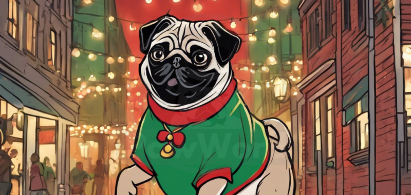 The Pug of Spencerville: A Tale of Canine Adventure and Christmas Miracles: A Chloe PawWord Story