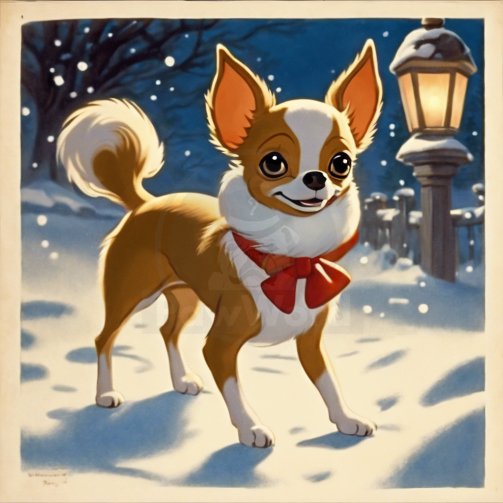 Frosty Whispers: A Chihuahua’s Tale of Christmas Compassion in Spencerville: A Cricket PawWord Story