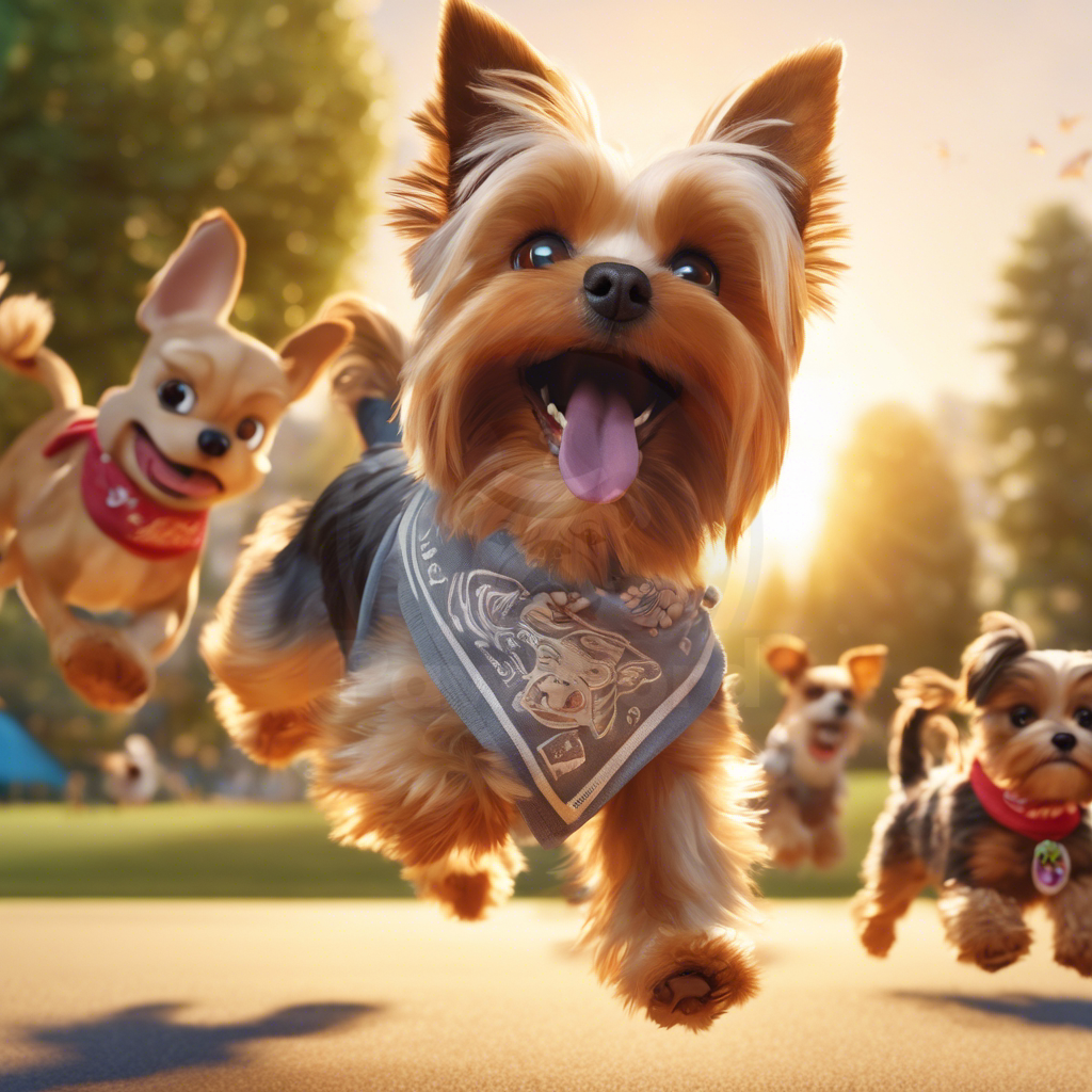 Leap of the Yorkie: A Paw-bulous Tale of Canine Valor: A Luke PawWord Story