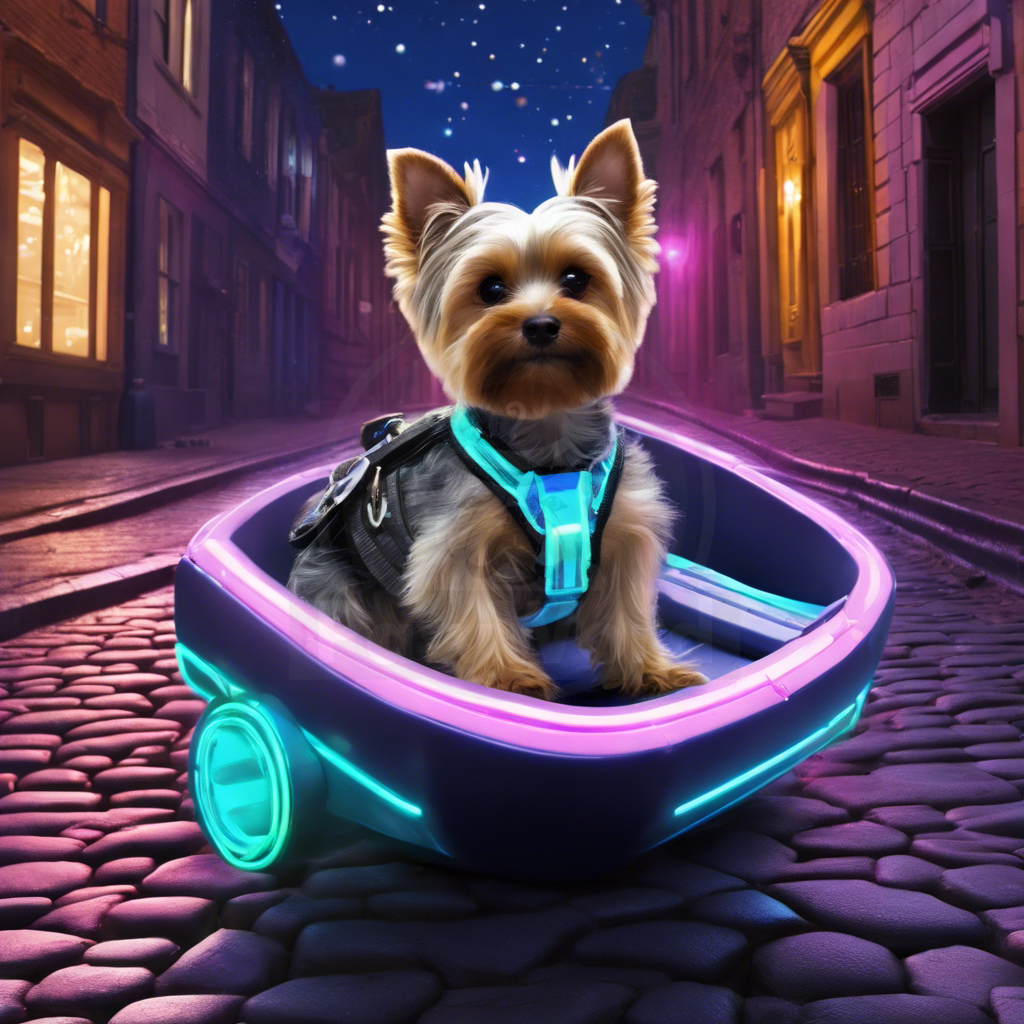 A Tail of Time Travel: A Yorkshire Terrier’s Cosmic Canine Adventure!: A Macho PawWord Story