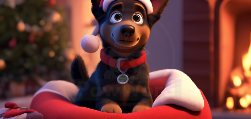 The Tails and Tales of Santa Paws: A Mini Shepherd’s Marvelous Mission: A stitch PawWord Story