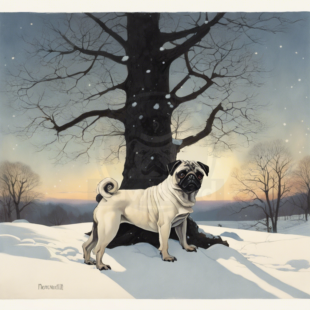 Wonderful Barks and Whiskery Tales: A Pug’s Christmas Journey: A Blue PawWord Story